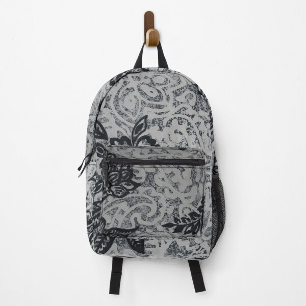 Item preview, Ultimate Grey Textured Batik Floral designed and sold by Leslie Rogers Todder.