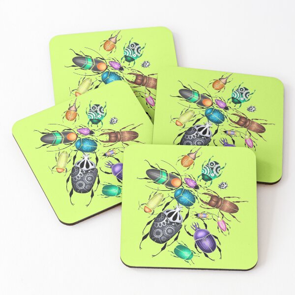 Item preview, Collage of Beetles bright green designed and sold by MatthewR103.