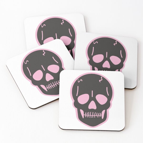 Item preview, pink skull designed and sold by mollsdesignss.