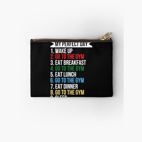 Item preview, My Perfect Day Going To The Gym designed and sold by Sonatablue.