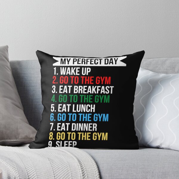 Item preview, My Perfect Day Going To The Gym designed and sold by Sonatablue.