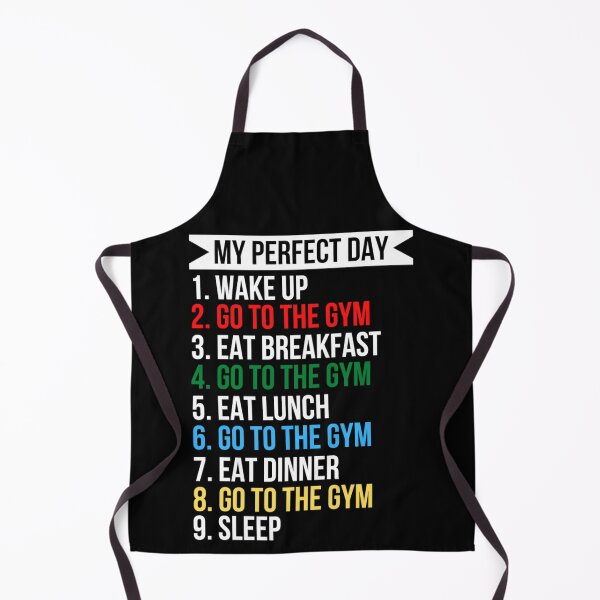 Item preview, My Perfect Day Going To The Gym designed and sold by Sonatablue.