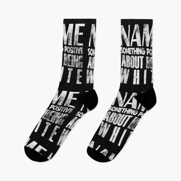 Item preview, Name Something Positive About Being White designed and sold by Teeses.