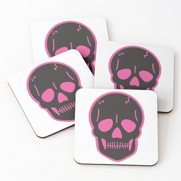 Item preview, pink skull designed and sold by mollsdesignss.