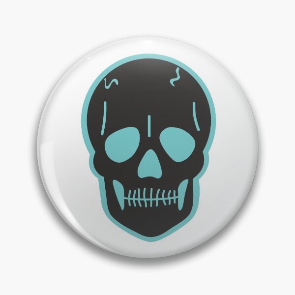 Item preview, blue skull designed and sold by mollsdesignss.