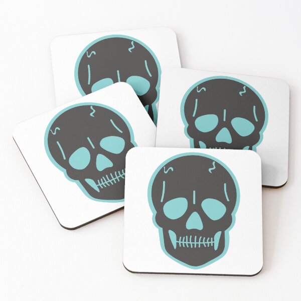 Item preview, blue skull designed and sold by mollsdesignss.