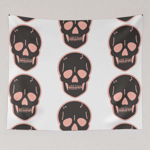 Item preview, pink skull designed and sold by mollsdesignss.