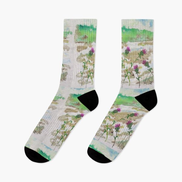 Artikelvorschau, Distel, Blumen, Wiese, schottische Embleme entworfen und verkauft von NessArtByEwa.