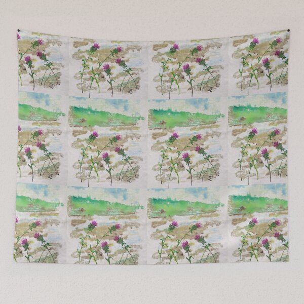 Item preview, Thistle, flowers, meadow, Scottish emblems  designed and sold by NessArtByEwa.
