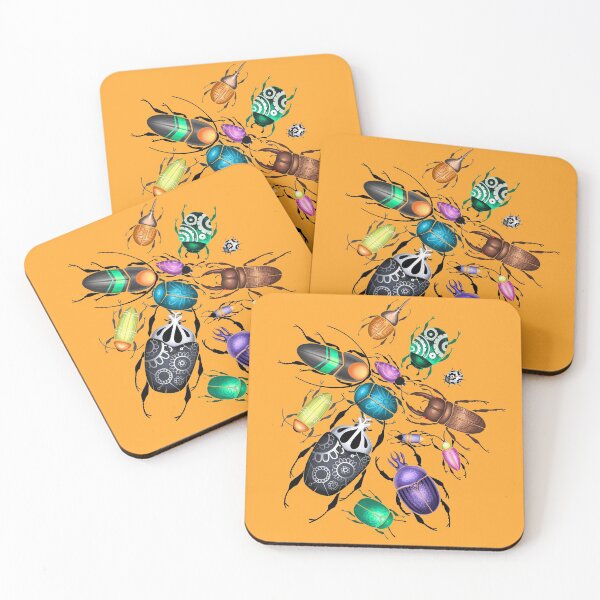 Item preview, Collage of Beetles bright orange designed and sold by MatthewR103.