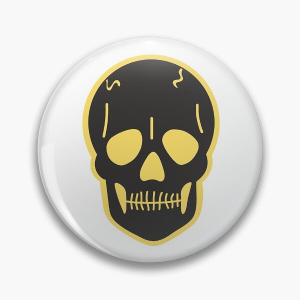 Item preview, yellow skull designed and sold by mollsdesignss.