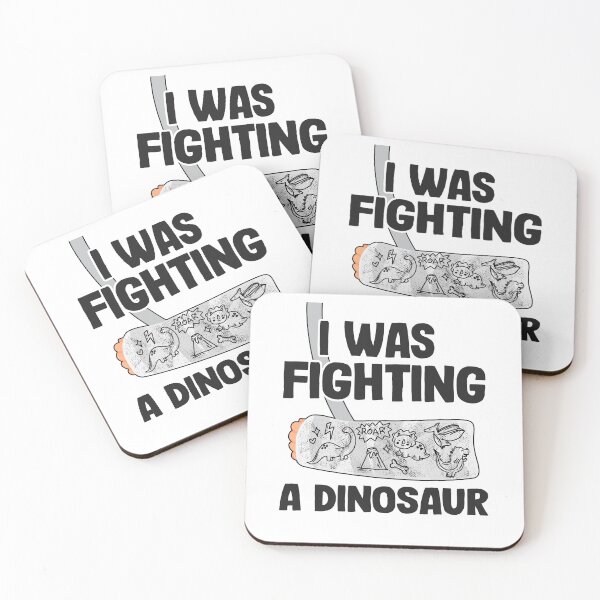 Item preview, Broken Arm Get Well Soon I Was Fighting A Dinosaur designed and sold by Stronzi.
