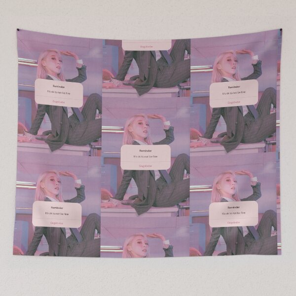 Item preview, Moonbyul Gogobebe Reminder Poster in Pink designed and sold by psychedelicflow.