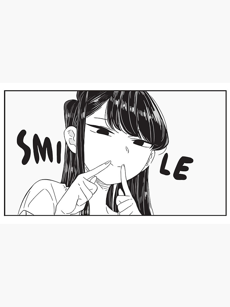 komi san manga panel | Greeting Card