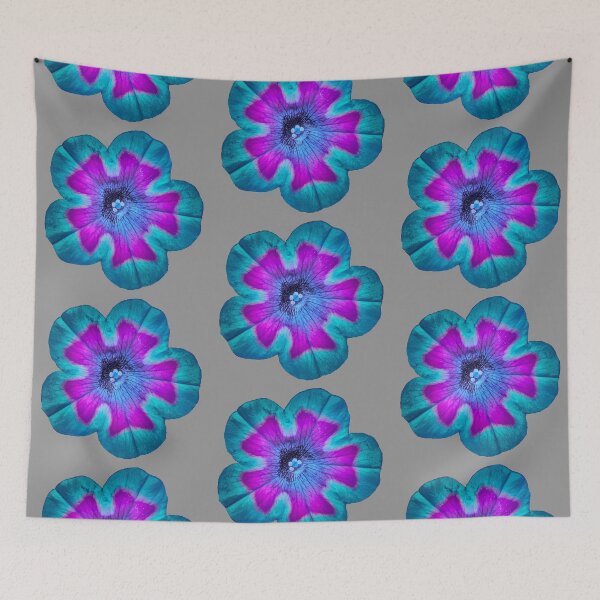 Item preview, Textured teal filtered flower photographic image designed and sold by AustaArt.