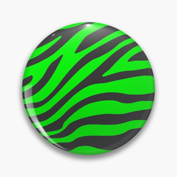 Item preview, Green Neon and Black Zebra stripes designed and sold by birdo-art.
