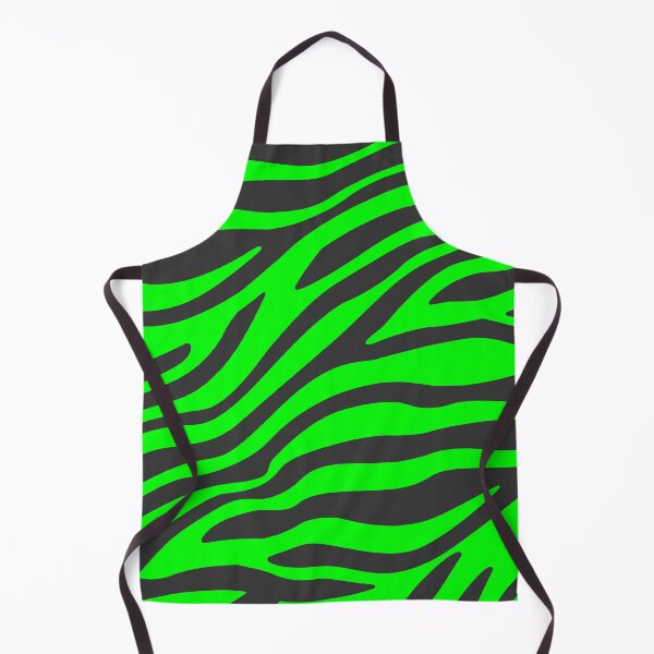 Item preview, Green Neon and Black Zebra stripes designed and sold by birdo-art.