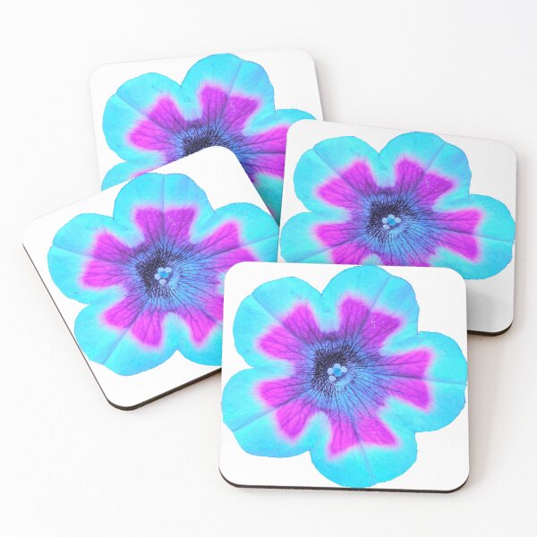 Item preview, Light teal filtered flower photographic image designed and sold by AustaArt.