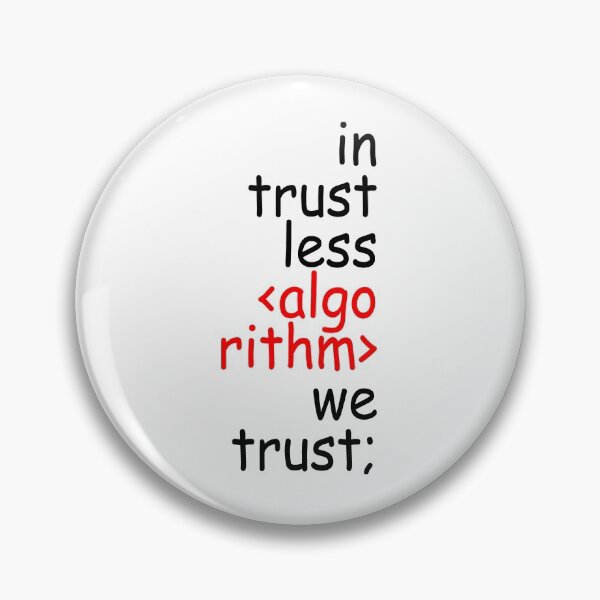 Item preview, IN TRUST LESS ALGORITHM WE TRUST designed and sold by Teeses.