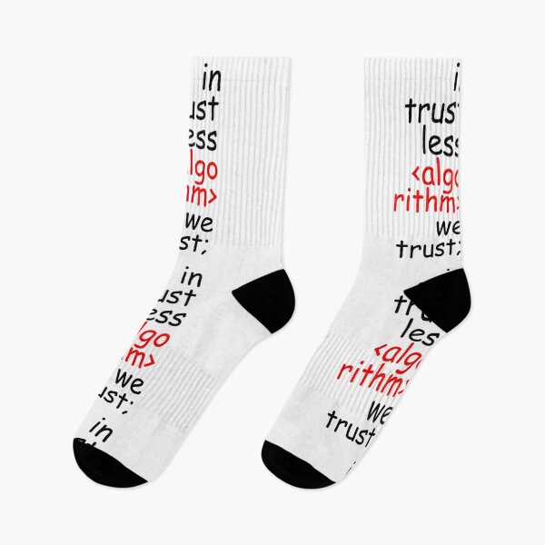 Item preview, IN TRUST LESS ALGORITHM WE TRUST designed and sold by Teeses.