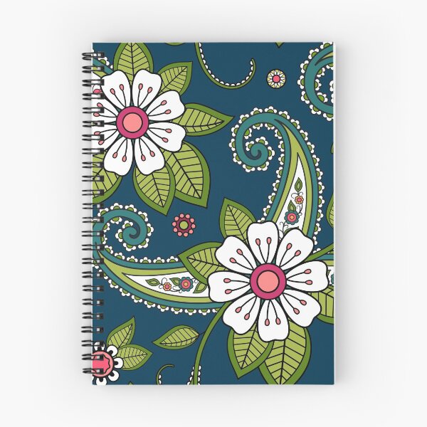 Item preview, Paisleys de flores designed and sold by nanriddle.