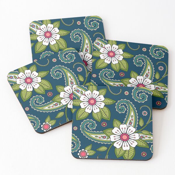 Item preview, Flower Paisleys designed and sold by nanriddle.