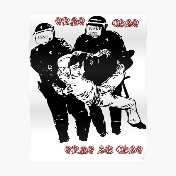 Poster « Ordo Ab Chao Order Out of Chaos », par LSNT | Redbubble