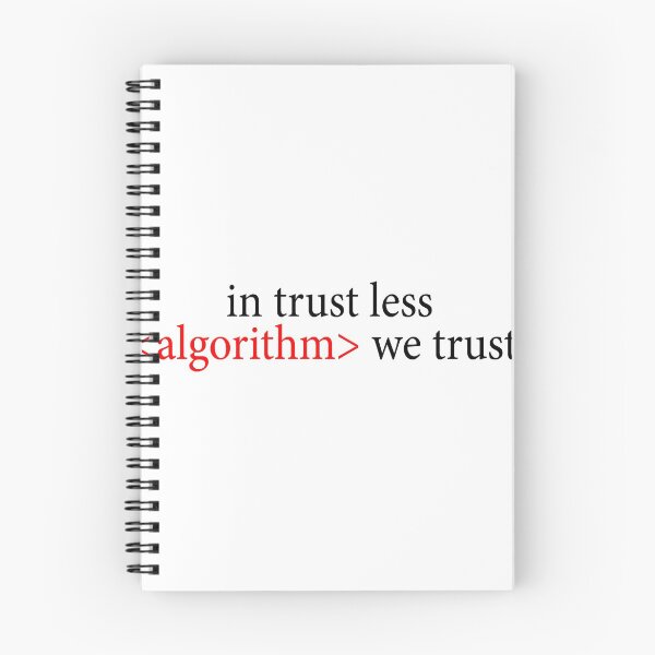 Item preview, IN TRUST LESS ALGORITHM WE TRUST designed and sold by Teeses.