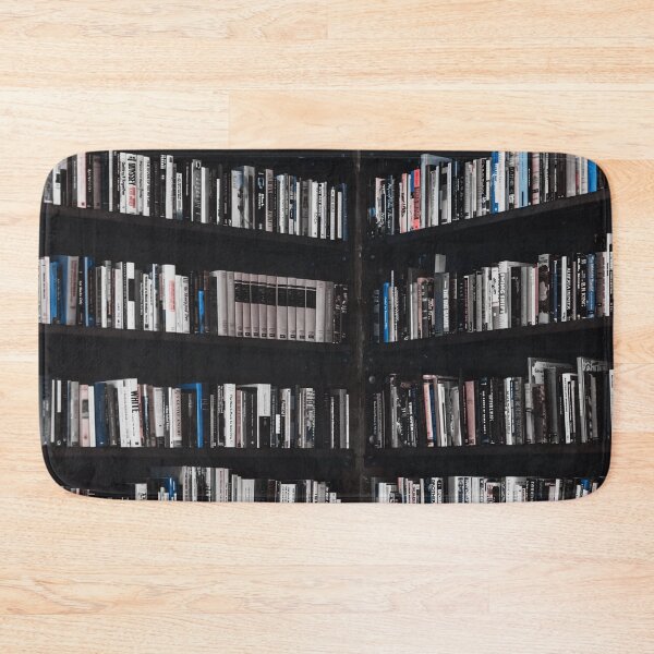Item preview, Corner Of Bookcases in Black and Blue designed and sold by SquishStitches.