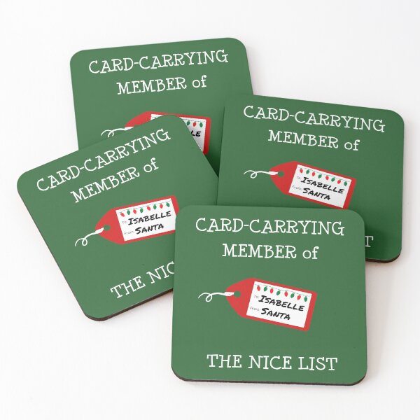 Item preview, ISABELLE -Card-Carrying Member of The Nice List designed and sold by IzzyDee-Designs.