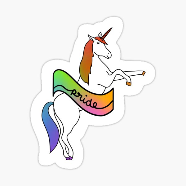 Pride Unicorn Sticker