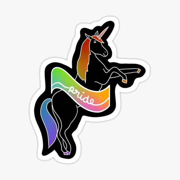 Pride Unicorn Sticker