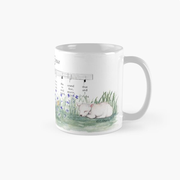 Item preview, Amazing Grace Hymn Watercolor designed and sold by Some Little Good.