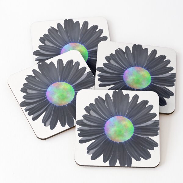 Item preview, Neon Filtered Daisy flower photographic image designed and sold by AustaArt.