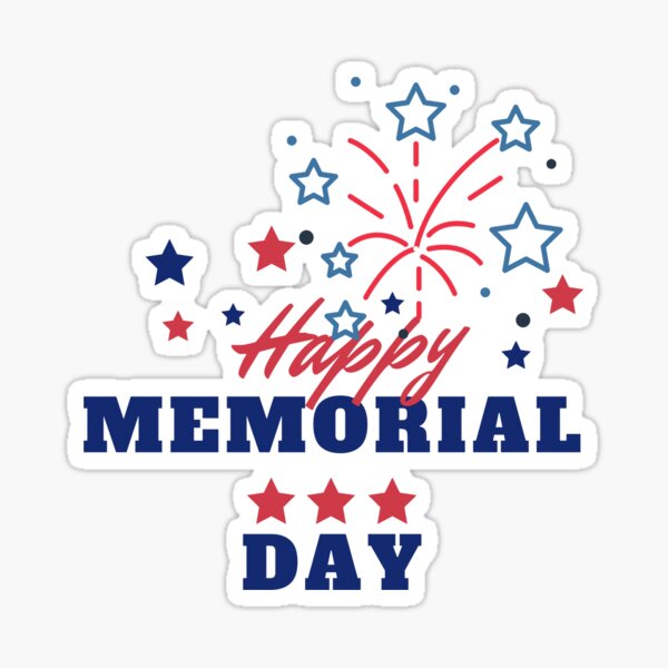 Cute Memorial Day Stickers for Sale