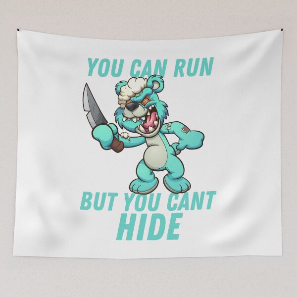 Item preview, You Can Run But You Cant Hide designed and sold by STICKERSAUCE.
