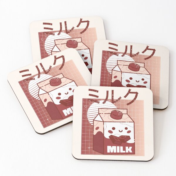 Item preview, Kawaii chocolate milk 90s japanese aesthetic vintage sunset designed and sold by TamGustam.