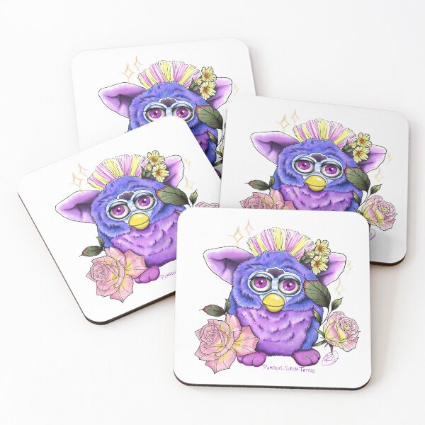 Item preview, Floral Furby- transparent background  designed and sold by Pomp-Siren-Art.
