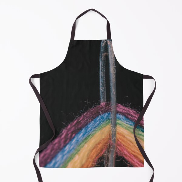 Item preview, Rainbow of Yarn Through Needle designed and sold by SquishStitches.