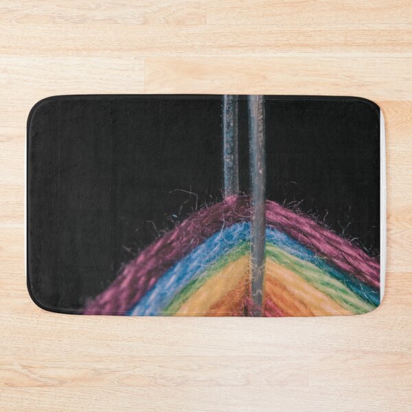 Item preview, Rainbow of Yarn Through Needle designed and sold by SquishStitches.