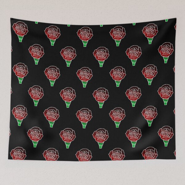 Item preview, Lava tie dye rose pattern designed and sold by Encie-Designs.