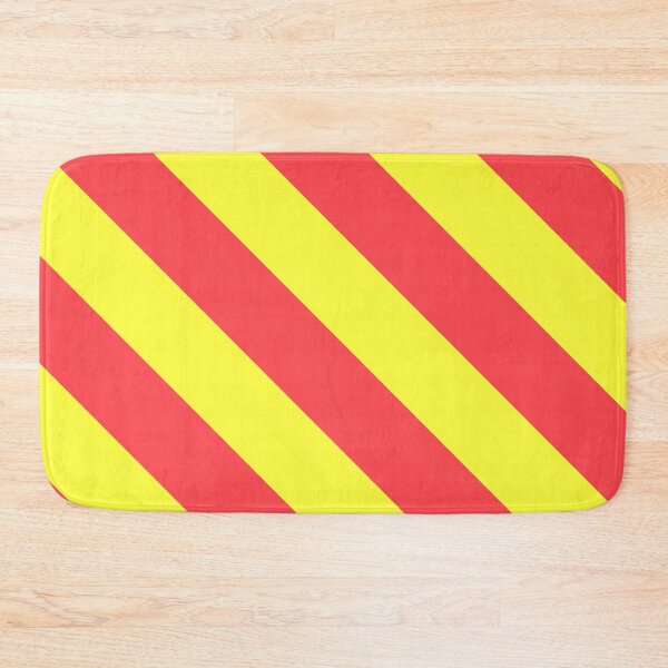 Item preview, Red and Yellow Diagonal stripes designed and sold by birdo-art.