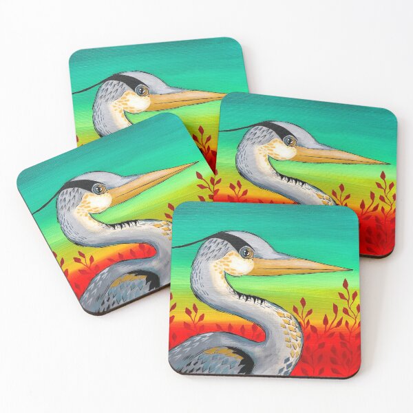 Item preview, SUNSET HERON designed and sold by Crystal Cross.