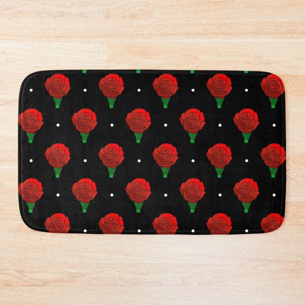 Item preview, Red tie dye rose pattern designed and sold by Encie-Designs.