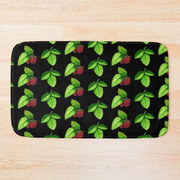 Item preview, Raspberries (black BG) designed and sold by -Senaar-.