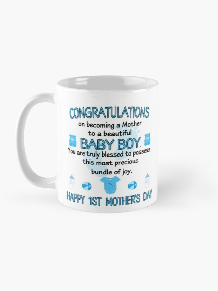 Boy Mom Coffee Mug, New Mom Coffee Mug, New Mom Gift, Mothers Day