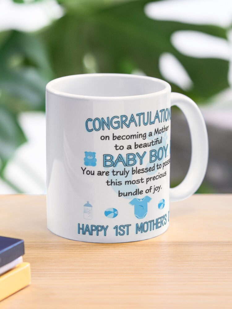 Boy Mom Coffee Mug, New Mom Coffee Mug, New Mom Gift, Mothers Day