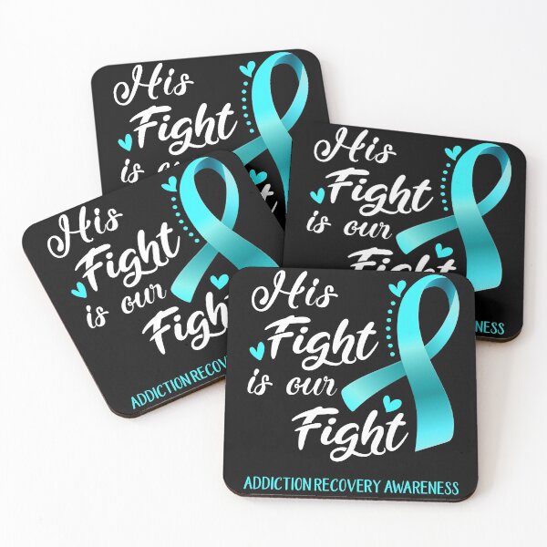 Item preview, His Fight Is Our Fight Addiction Recovery Awareness designed and sold by hvoid41.