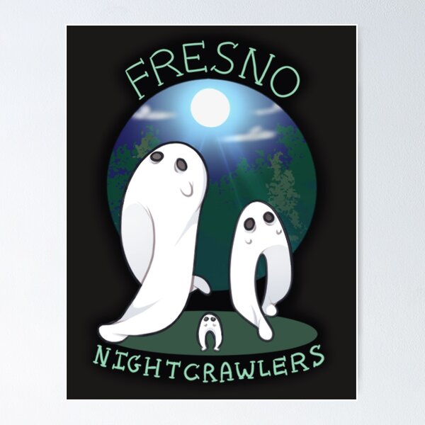 Fresno Nightcrawlers - Designed by Todd Purse - Fresno Nightcrawler -  Magnet