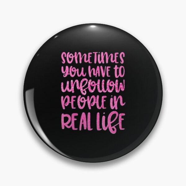 Item preview, Sometimes you have to unfollow people in real life - Black - T-Shirt Design V Neck Sizes XSMALL - 4XL Made by Miss Mafia designed and sold by FirSen.